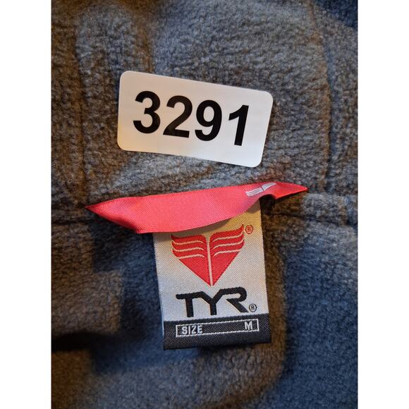 TYR Alliance Team size Medium Parka Swimming Fleece Long Gorpcore Cozy Jacket - Picture 7 of 13